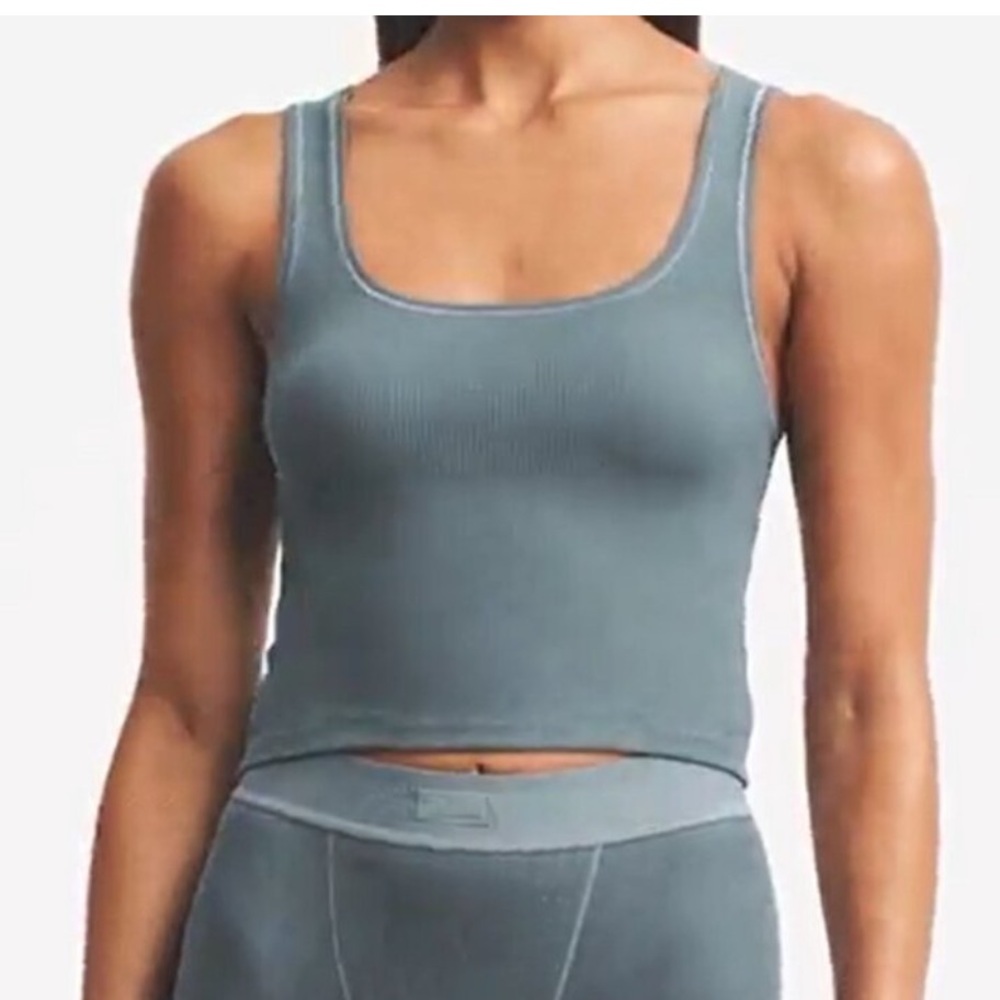 Skims Cotton Rib Tank Kyanite Size S
